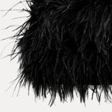 Lara™ – Elegantna kratka haljina s perjem
