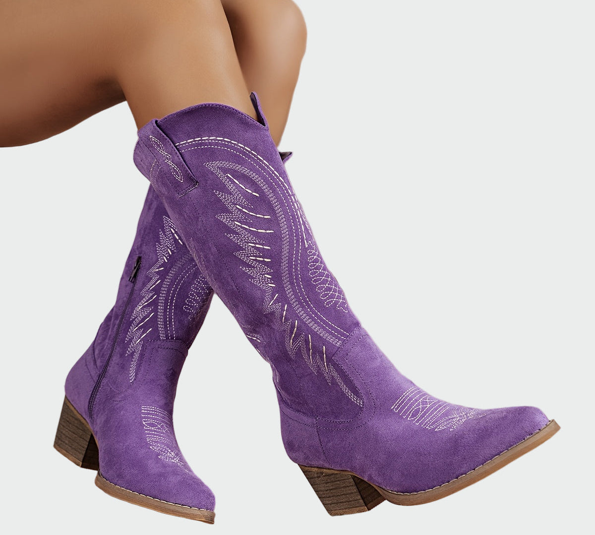 Marta - Stylish embroidered western boots