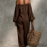 Fenna™ - Jumpsuit bez naramenica s rukavima