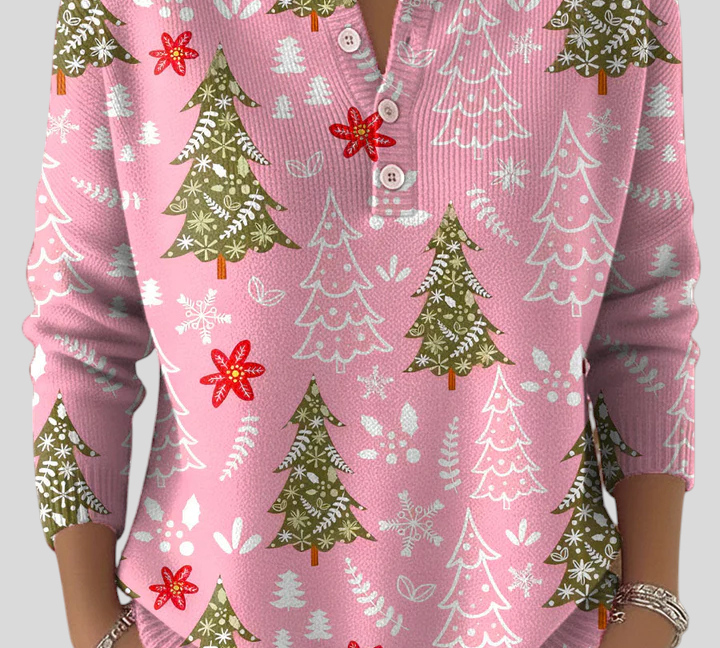 Sophie – Božićni Pulover S Gumbima