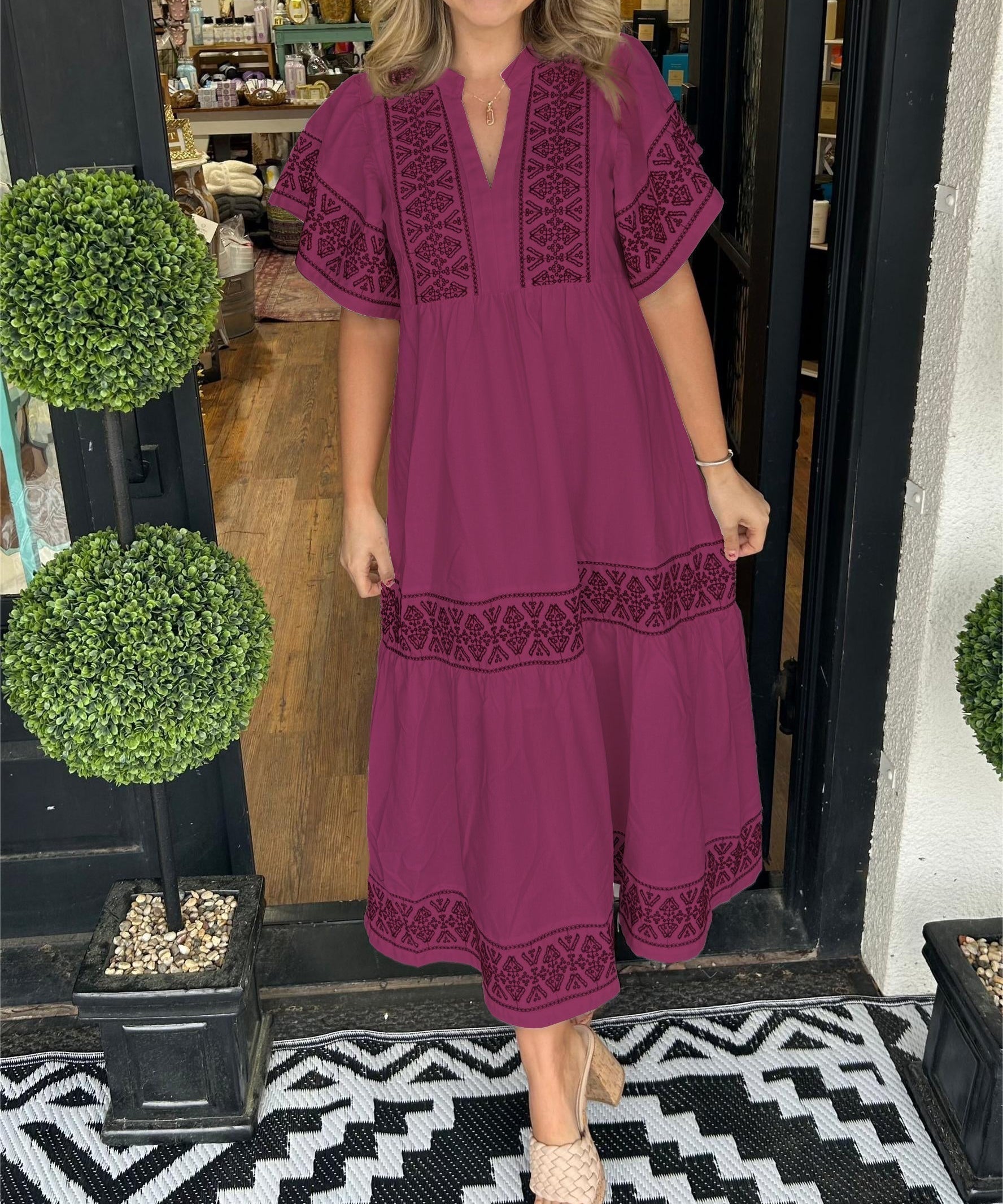 Hanna – Elegantna boho Haljina