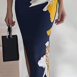 Lily | Strand Glam Elegantan Radni Festival Midi Haljina