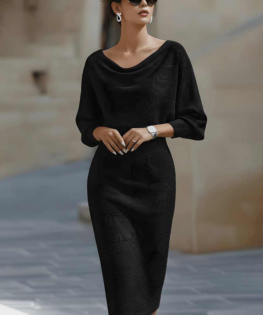 Lydia | Elegantna Midi Haljina za Svakodnevnu Upotrebu