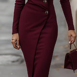 Olivia - Tailored Wrap Blejzer haljina
