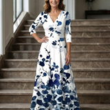Celine | Midi haljina s preklopom