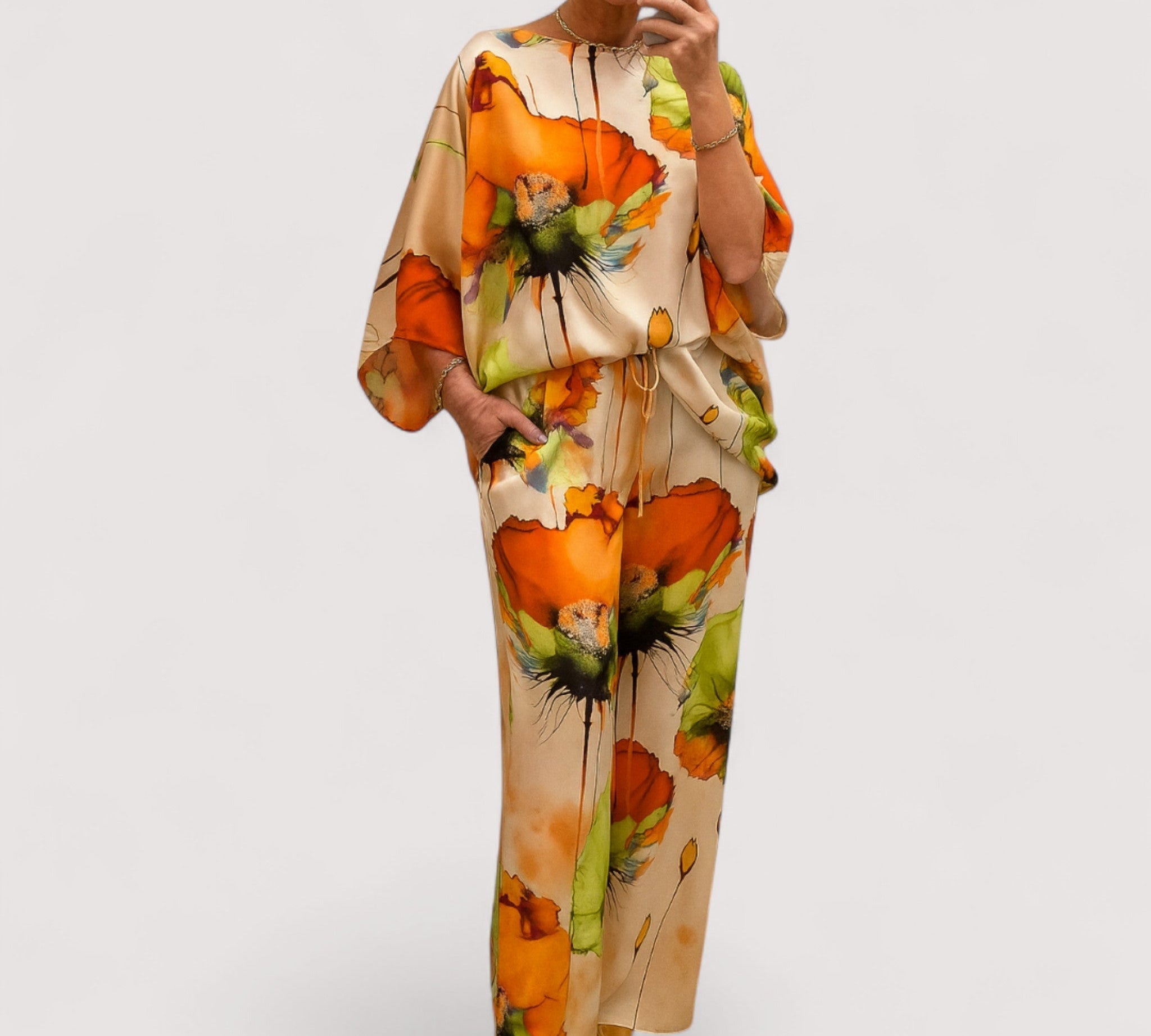 Enya™ | Dvodijelni satenski komplet