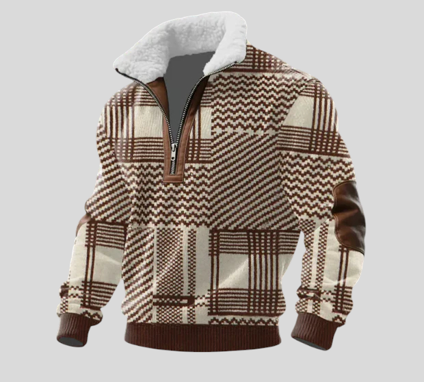 Stipe - Vunena Majica S Visokim Ovratnikom Od Flisa