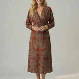 Lune | Natural Wrap Midi Haljina
