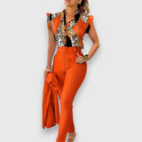 Set od Dva Dijela s modernim leopardskim uzorkom