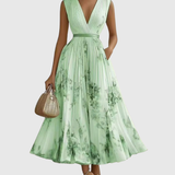 Siena™ | Elegantna plisirana maxi haljina