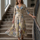 Celine | Midi haljina s preklopom