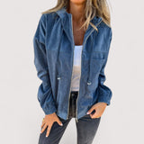 Marta™ | Jakna s kapuljačom od samta