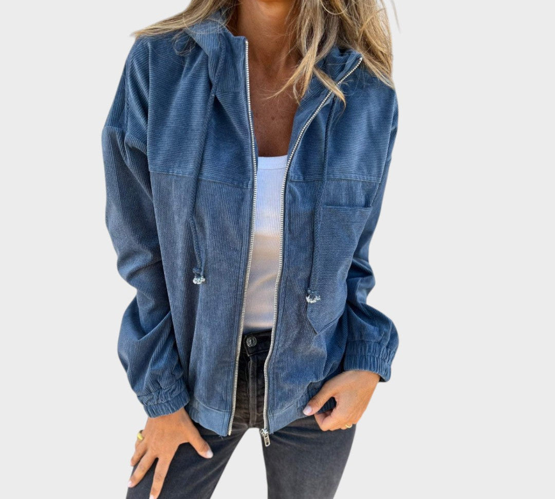 Jagoda - Kaput od kordura s kapuljačom i patentnim zatvaračem