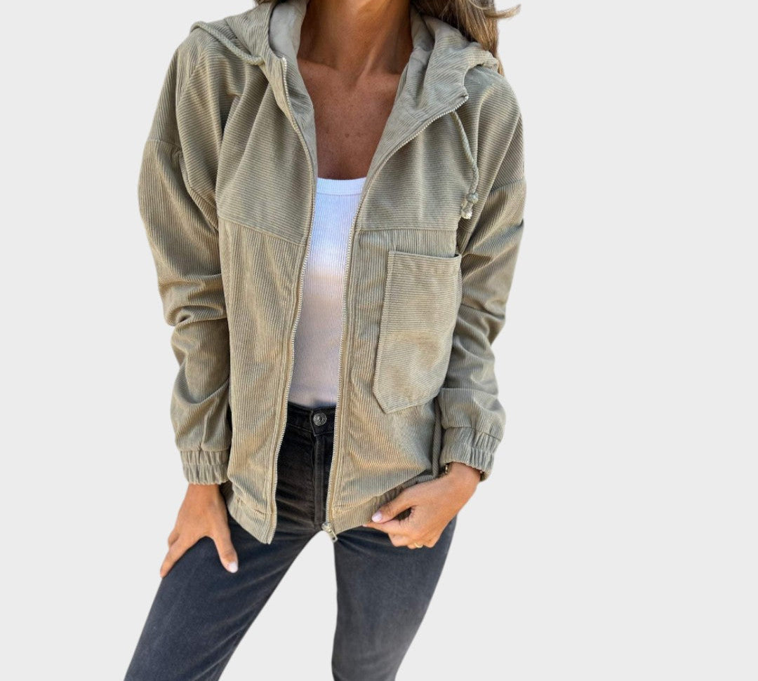 Jagoda - Kaput od kordura s kapuljačom i patentnim zatvaračem