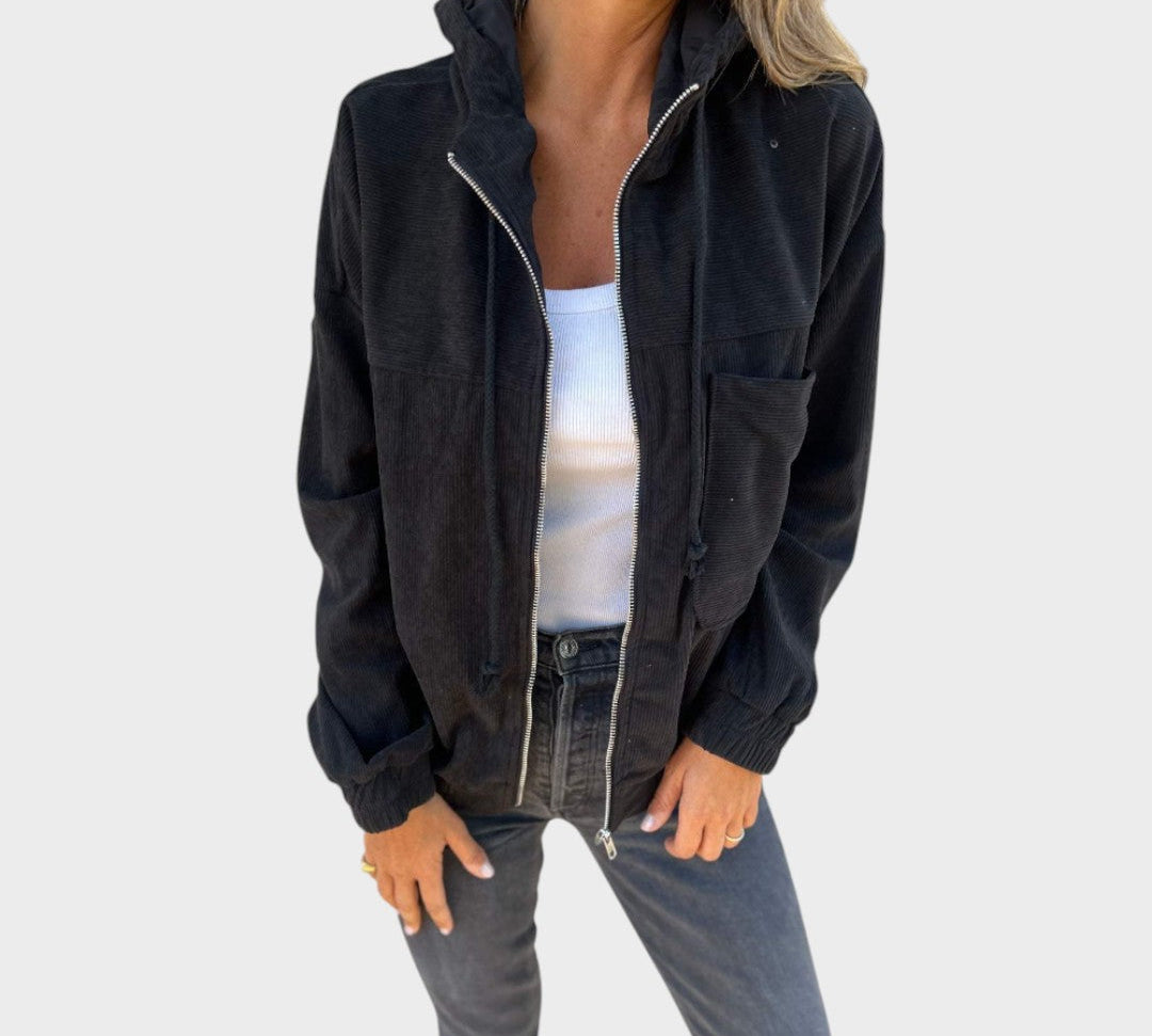 Jagoda - Kaput od kordura s kapuljačom i patentnim zatvaračem