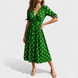 Karla - Midi haljina s uzorkom