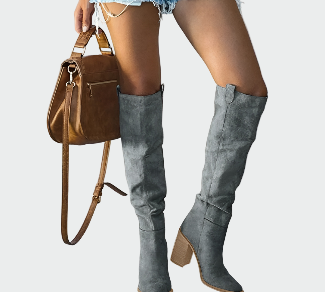 Oliva - Kožne ortopedske čizme do koljena