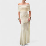 Tea - Dugačak pleteni haljina