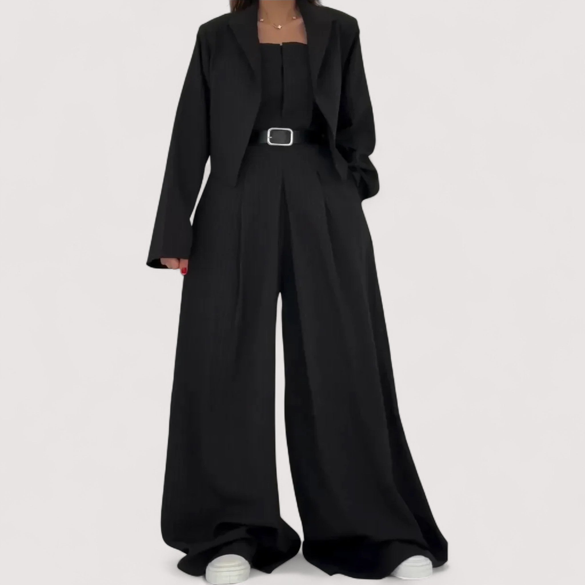 Eclat™ | Komplet Bustier i Jakna – Šik i Trendi