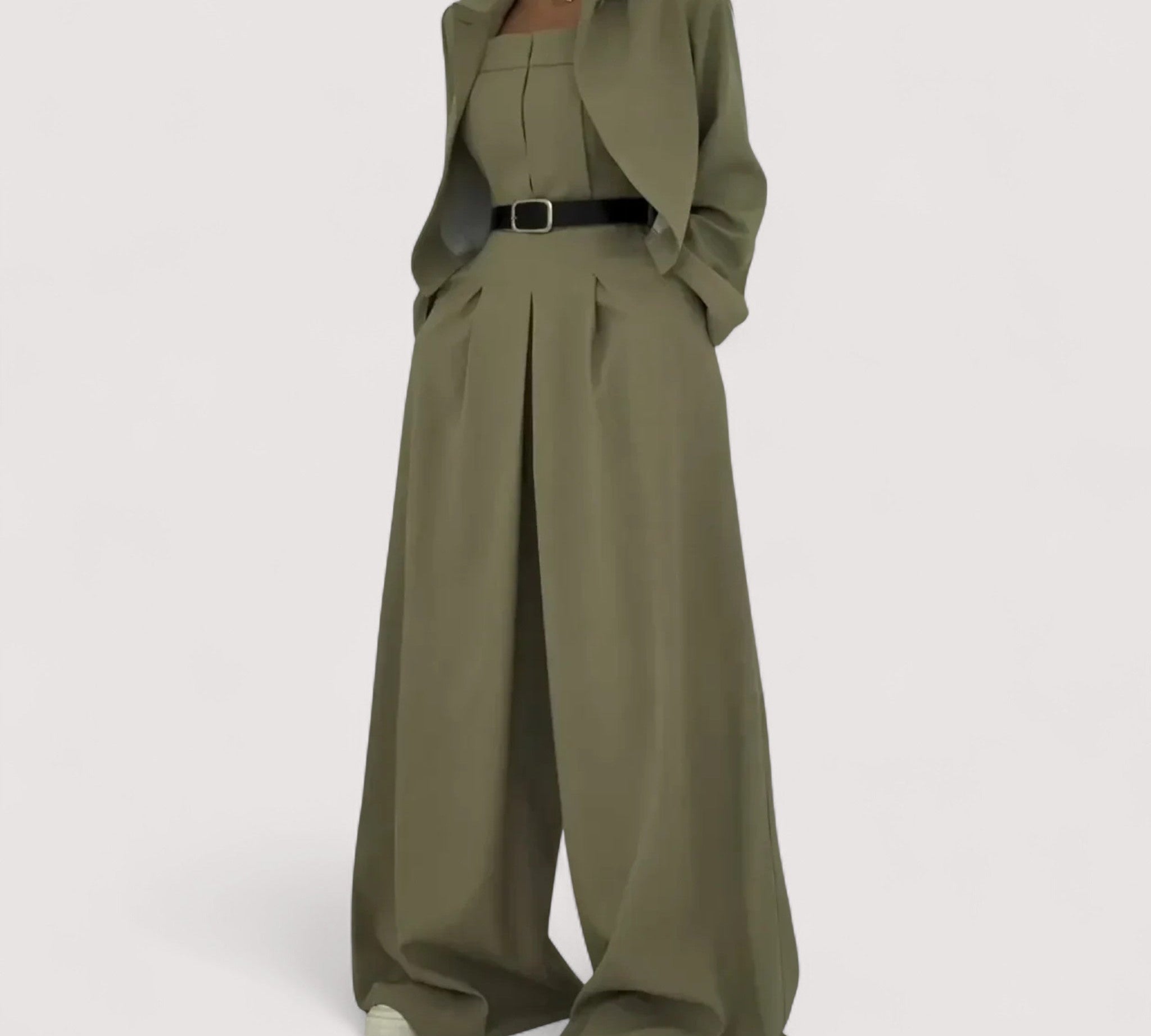 Eclat™ | Komplet Bustier i Jakna – Šik i Trendi