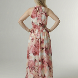 Sylin | Midi haljina s nabrane halter