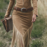 Dakota – Suede Fringe Western haljina