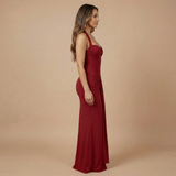 Ženska Halter Maxi Haljina sa Srčanim Izrezom za Vjenčanje