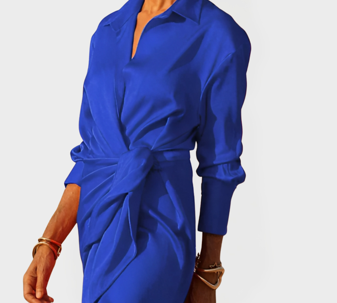 Dugo suknja za svečane prilike s mašnom