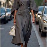 Lissey – Minimalist Belted Luxe Haljina