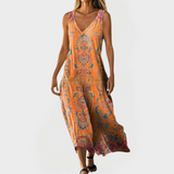 Vintaž haljina s nacionalnim uzorkom