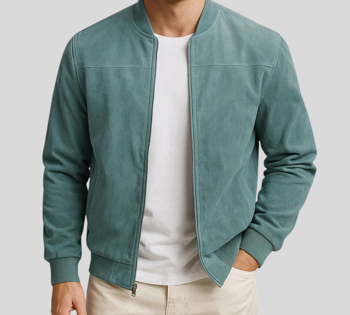 Domagoj - Klasična Suede Jakna – Elegancija Bez Kompromisa