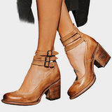 Čizme s više remena i debelim petom