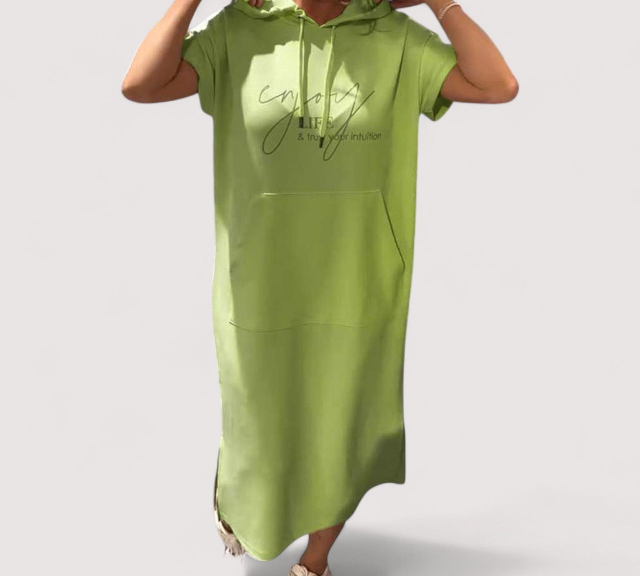 Ellen™ | Ležerna haljina s kapuljačom