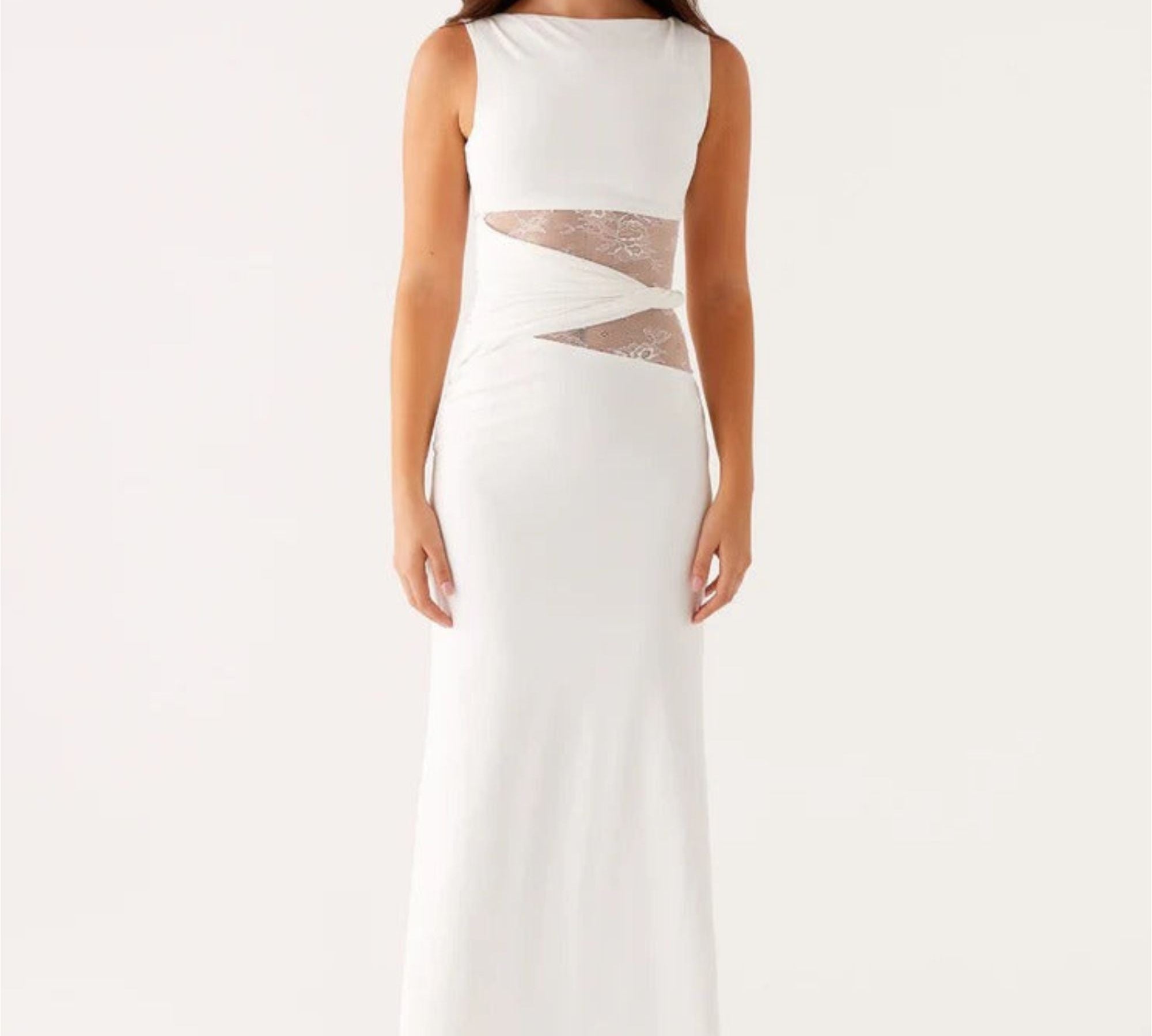 Leni™ | Maxi Haljina Koja Laska Figuri s Diskretnim Izrezima i Vezicom