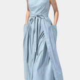 Maeve - Flowing Layered Dress with Belt