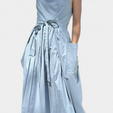 Maeve - Flowing Layered Dress with Belt