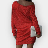 Večernja haljina sa šljokicama