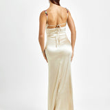 Fiorella Satin Haljina | Maxikleid