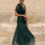 Louise | Elegantna Maxi Haljina za Proslave s V-Izrezom