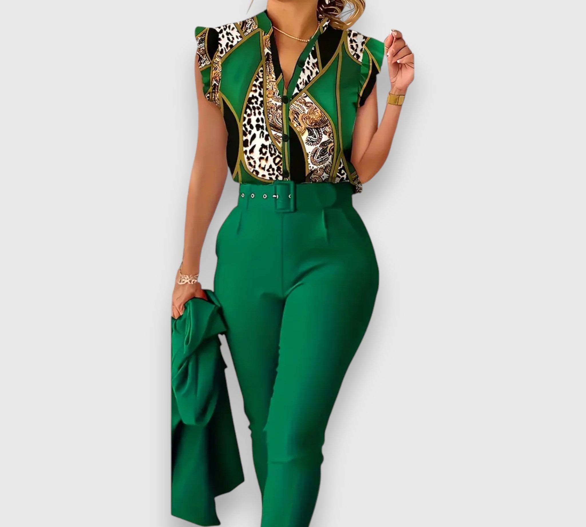 Set od Dva Dijela s modernim leopardskim uzorkom