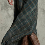Dakota - Plaid Maksi košulja-haljina