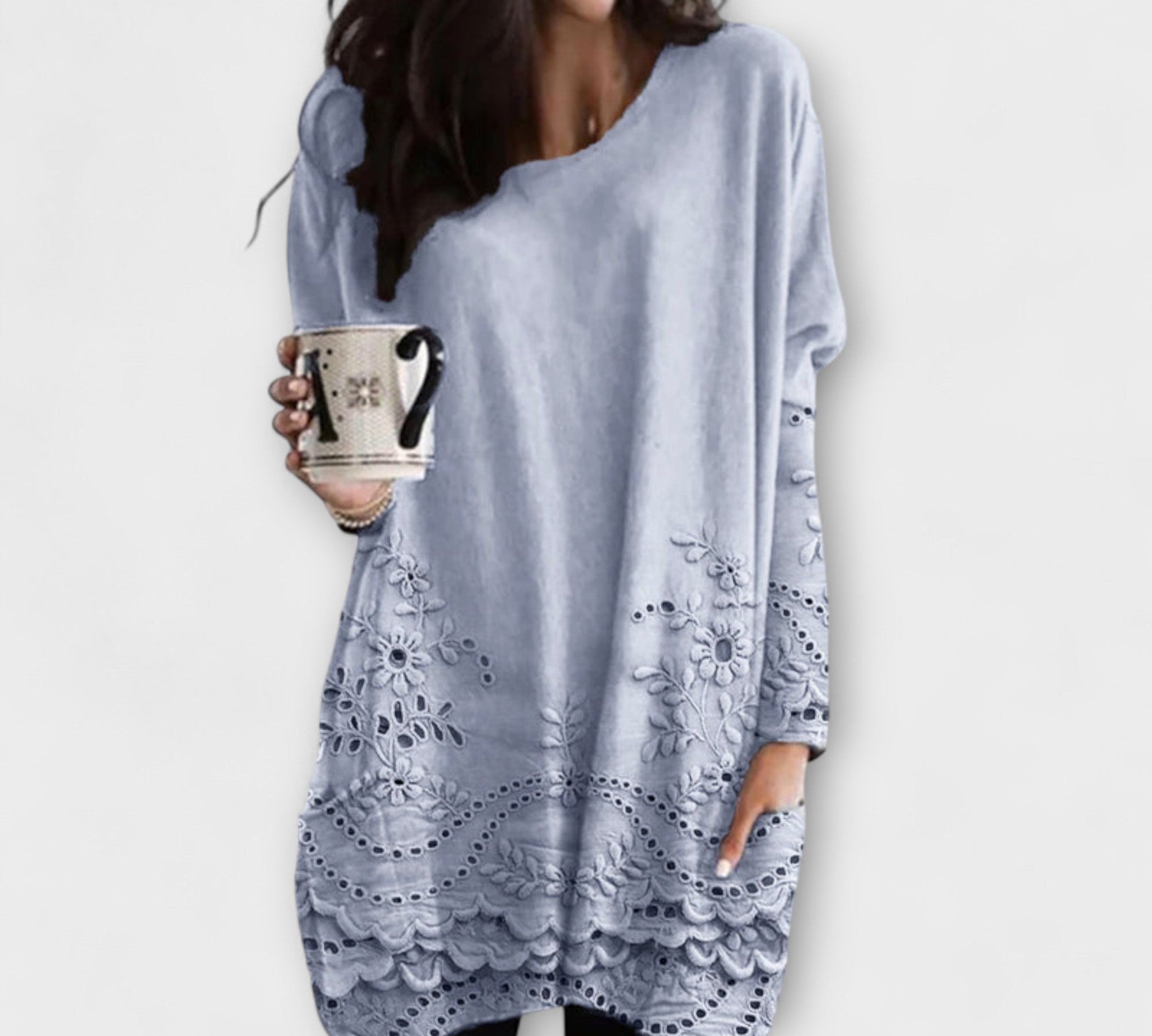 Riley™ | Ispisani Pulover s Vezeninama