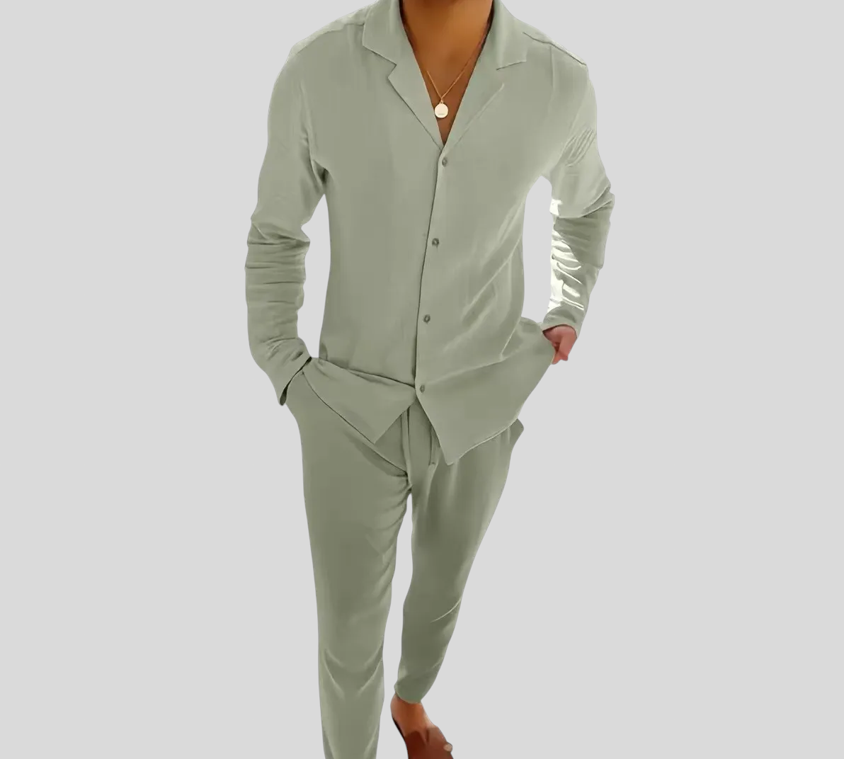 Zeus - Ljetno odijelo od lana za muškarce