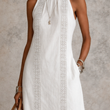 Alvena – Elegant Lace Detail Dress