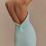 Kendra™ | Slinky halter maksi haljina