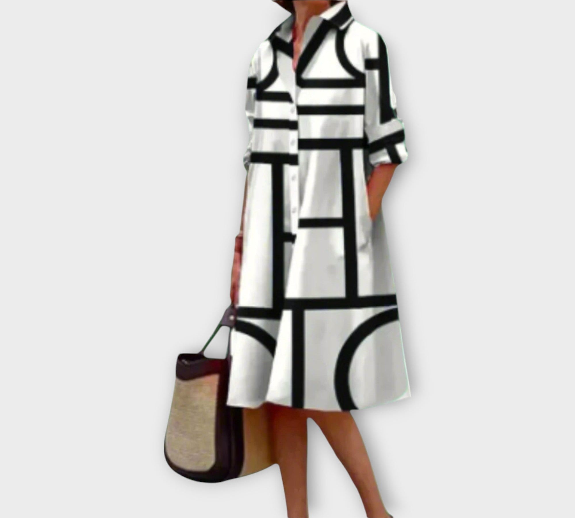 Ručno izrađeno odijelo s geometrijskim uzorkom