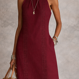 Alvena – Elegant Lace Detail Dress