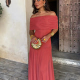 Camila | Elegantna Maxi Haljina s Mrežom
