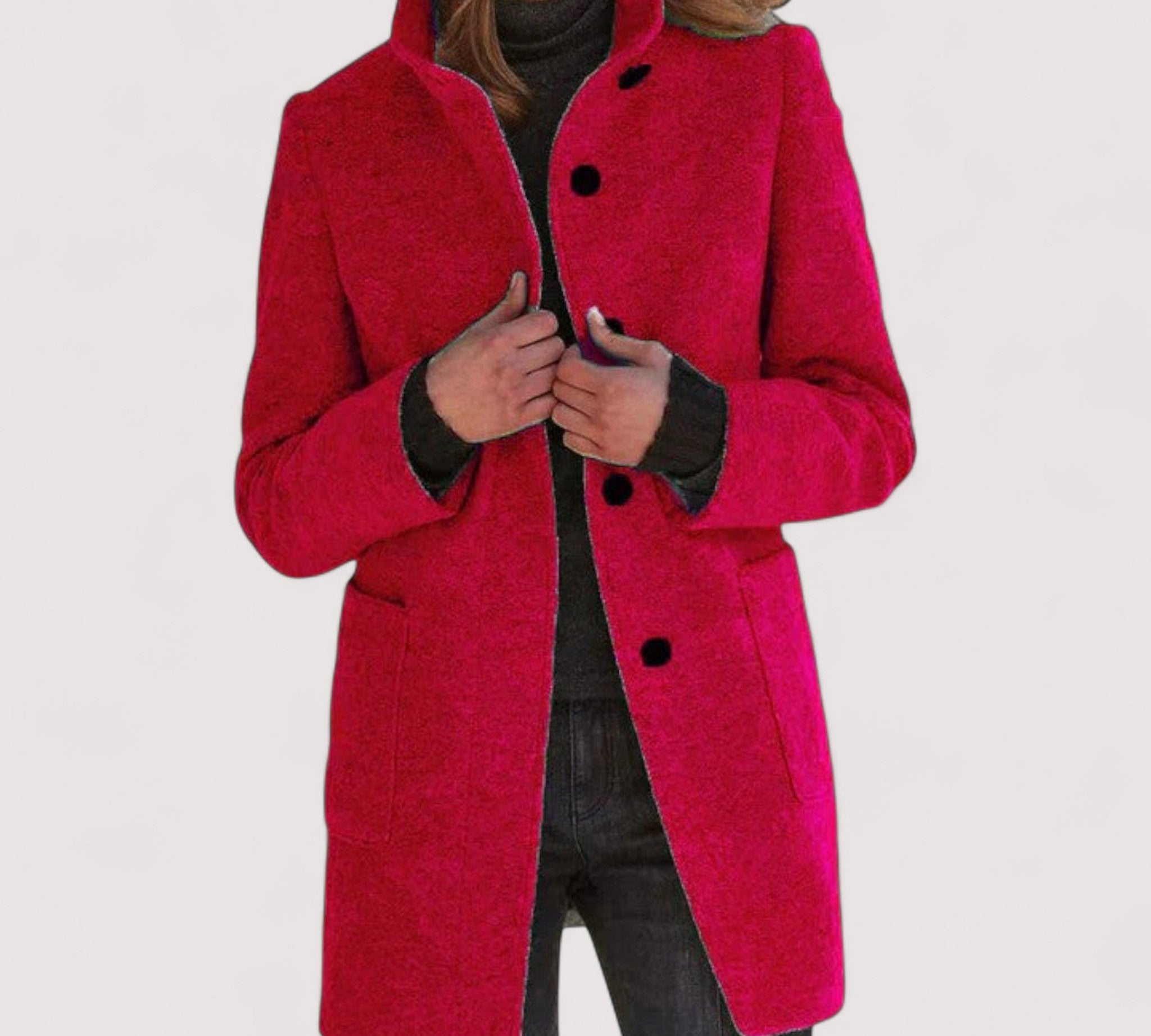 Amina™ | Klasični kaput od mješavine vune