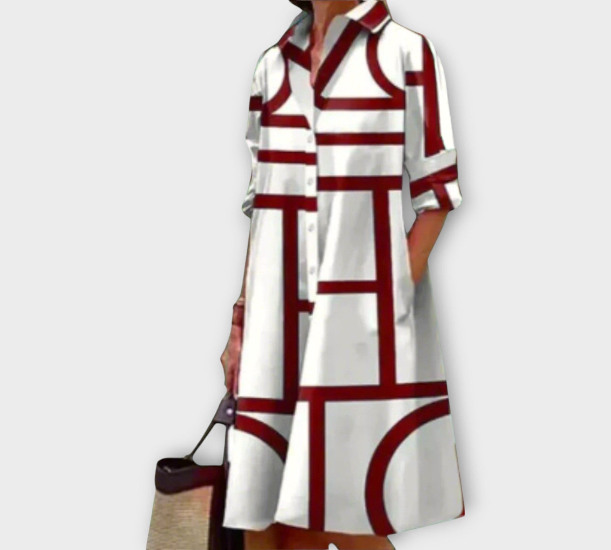 Ručno izrađeno odijelo s geometrijskim uzorkom